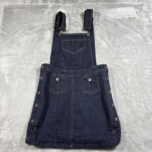 Marc By Marc Jacobs Overall Skirt Dress Womens 2 Blue Denim Pinafore‎ Y2K